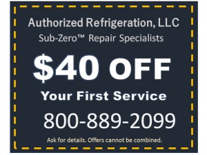 Coupon, Sub-Zero Repair, NJ or NY or CT, service discount